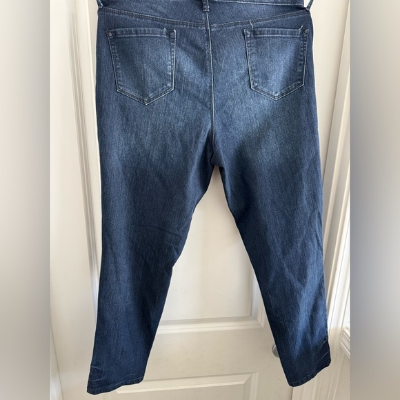 Kardashian Kollection Dark Blue Straight Jeans - Picture 3 of 4